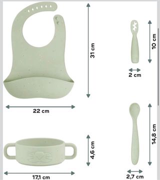 Set primeras comidas Babymoov Mini Arty NUEVO