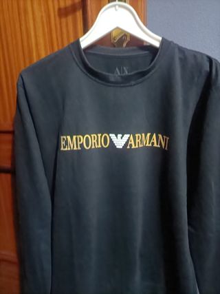 Sudadera Emporio Armani Hombre Talla L Negra