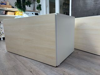 Arcón Banco Almacenaje Beige y Gris