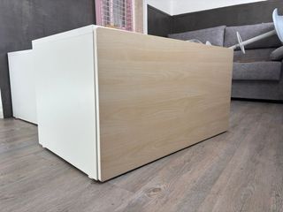 Arcón Banco Almacenaje Beige y Gris