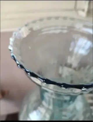 Jarrón grande de cristal