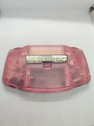 Game Boy Advance Transparente Rosa