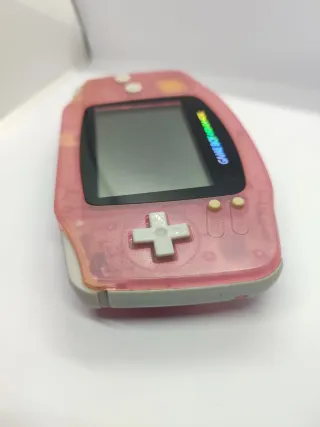 Game Boy Advance Transparente Rosa