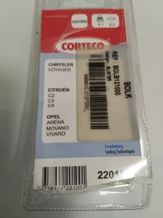 Tapón y junta de cárter