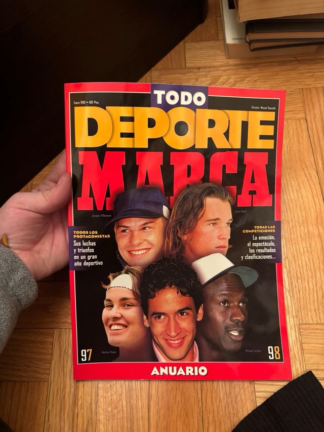 lote de antiguas revistas de Marca de deporte