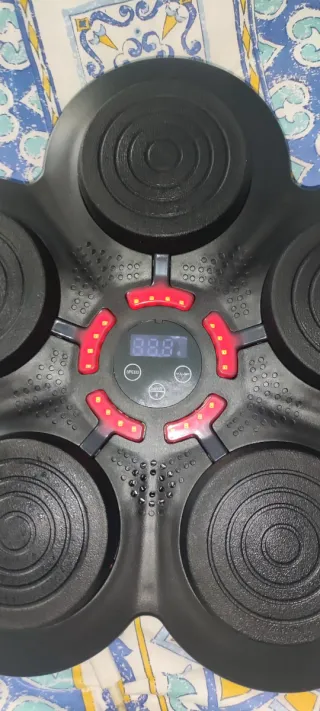 Macchina Boxe Elettronica + Guanti Rossi