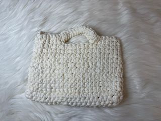 Borsa uncinetto con strass