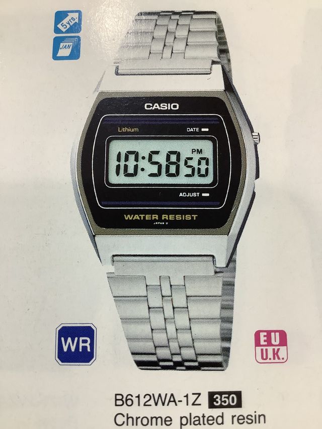 CASIO B612 W " VINTAGE KOREA Años 90 " -