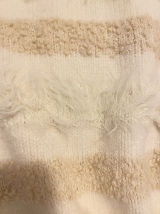 Cárdigan nuevo cremallera texturizado talla 44-46