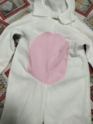 Disfraz Conejo Infantil Blanco y Rosa