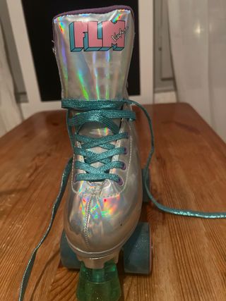 Patines 4 Ruedas Holográficos T36