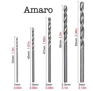 50 Brocas em Aço para Madeira/Ferro/Plástico/Alumí