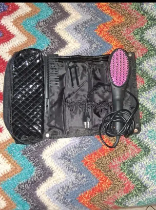 Piastra per capelli elettrica con accessori