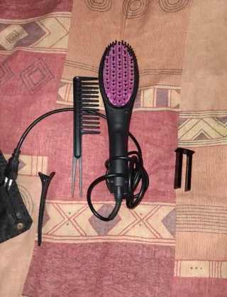 Piastra per capelli elettrica con accessori