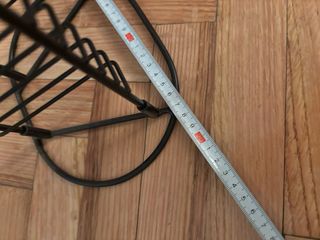 Estantería para CDs metálica negra