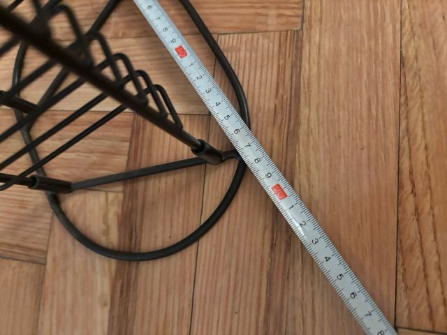 Estantería para CDs metálica negra