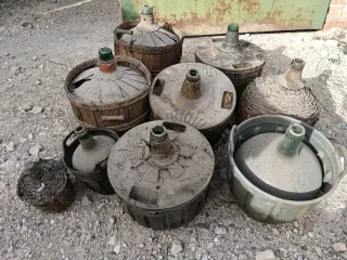 Garrafas antiguas 16L para decoración