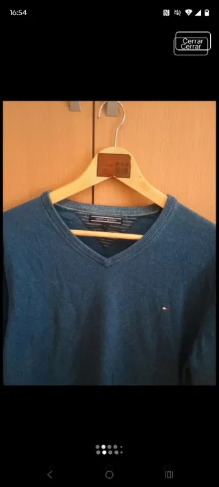 Jersey hombre Tommy Hilfiger Azul Talla L