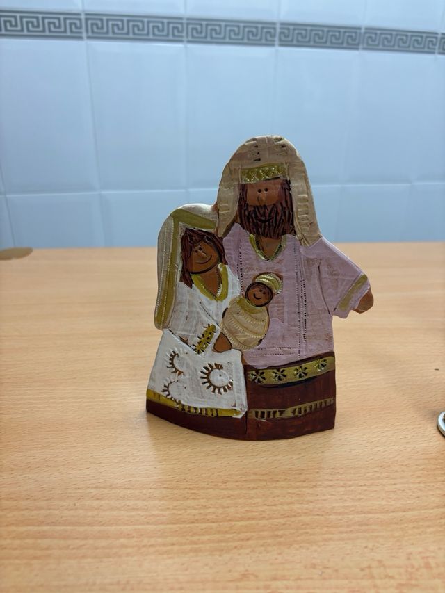 Lote Belenes Navidad Cerámica y Madera