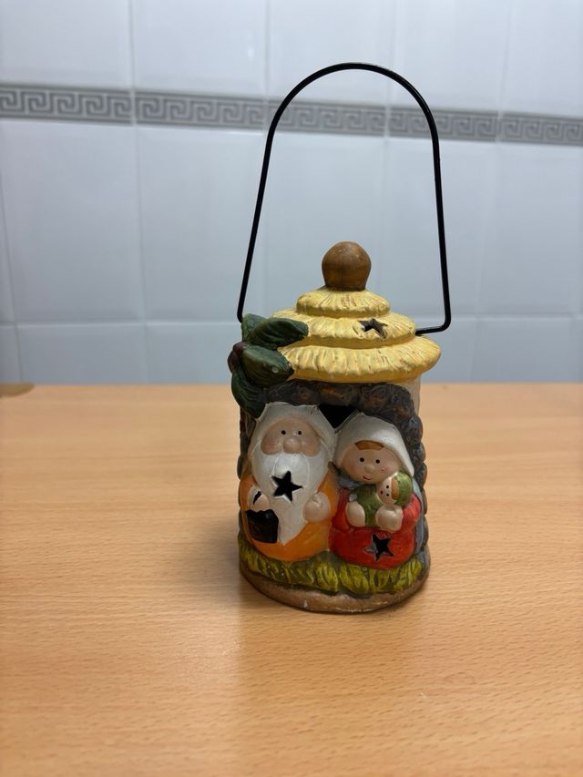 Lote Belenes Navidad Cerámica y Madera