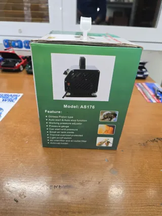 Compresor Aerografía Aeolian Pixie Amarillo