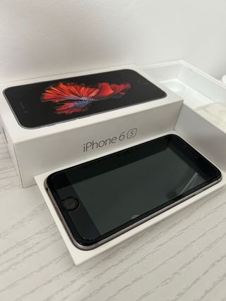 iPhone 6s Nero/Argento con scatola