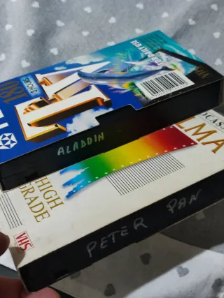 VHS Cartoni Animati: Oliver Twist, Aladdin, Peter