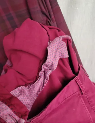 Camicia Timberland Uomo + Pantaloni Rossi Taglia L