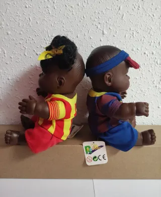 Lote 2 Muñecos FCB. J.BERNA.