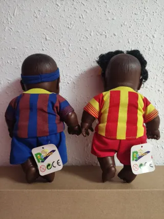 Lote 2 Muñecos FCB. J.BERNA.