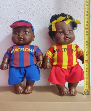Lote 2 Muñecos FCB. J.BERNA.