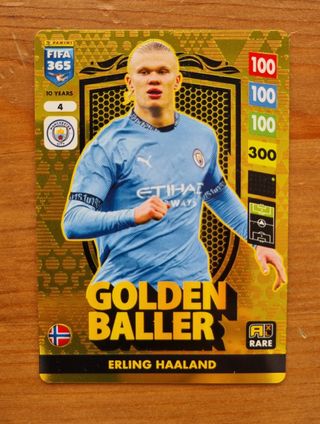 4 HAALAND (Golden Baller). FIFA 365 2025 Adrenalyn