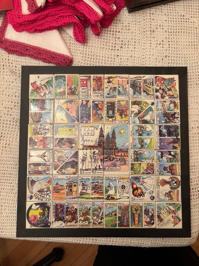 Antiguo Juego de la Oca Camino de Santiago