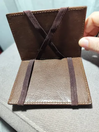 Cartera Massimo Dutti Marrón