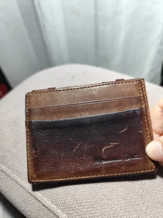 Cartera Massimo Dutti Marrón
