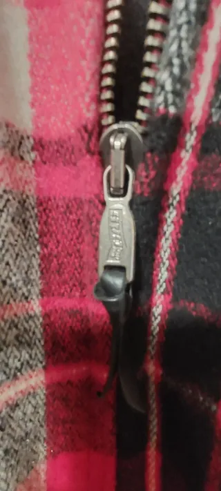 Giacca Gas Vintage Street Mood a quadri nera/rossa