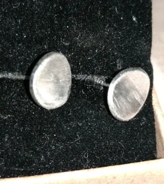 Pendientes Plata Redondos. Presión. Nuevo