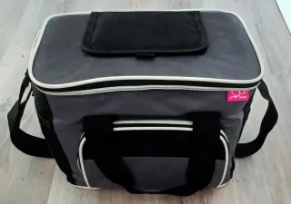 Bolsa térmica gris con asas