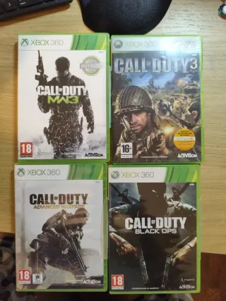 Call of Duty Xbox 360 (MW3, 3, AW, BO)