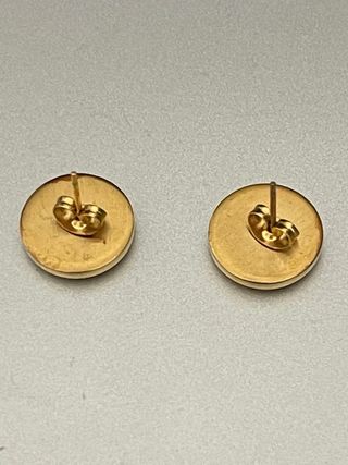 Pendientes  Chapado Oro de 1985