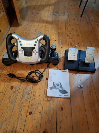 Volante y pedales NGS F1-Lane