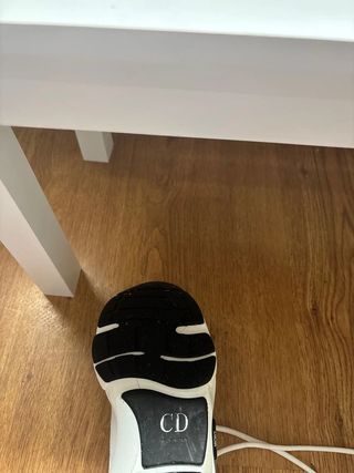 Tênis Dior B22 41 Cinza e Branco