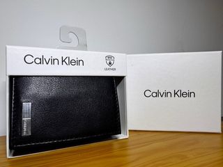Cartera Calvin Klein Piel Negra Hombre Nueva
