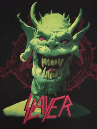 Slayer T Shirt Vintage 1990 Mega Rare