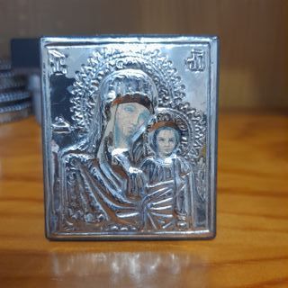 Icono Bizantino Plata Ley 925