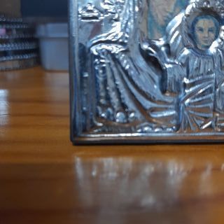 Icono Bizantino Plata Ley 925