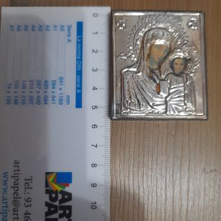 Icono Bizantino Plata Ley 925