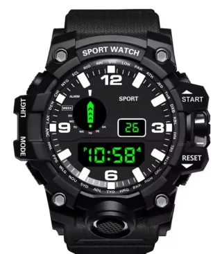 Reloj deportivo negro