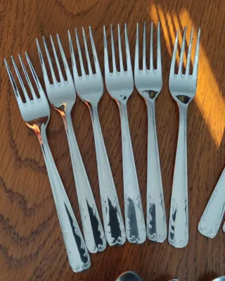Set di 18 posate da dessert, nuove