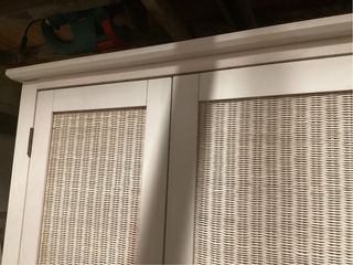 Armario Dormitorio Mimbre y Madera